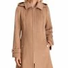 Michael Kors Women's Hooded Notched-Collar Coat