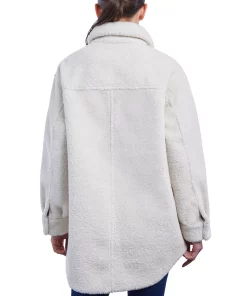 Michael Kors Women's Fleece Shacket, Created For Macy's 3 Michael Kors Women's Fleece Shacket, Created For Macy's -CeCe cloth-shop 21959501 fpx