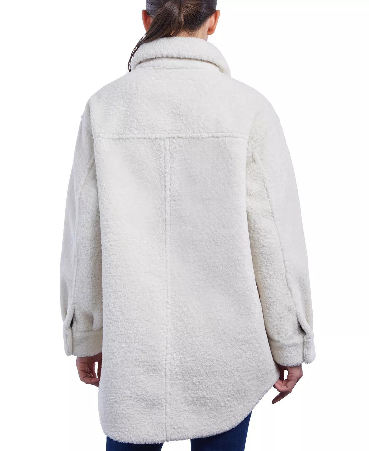 Women's Fleece Shacket, Created For Macy's Michael Kors Women's Fleece Shacket, Created For Macy's -CeCe cloth-shop