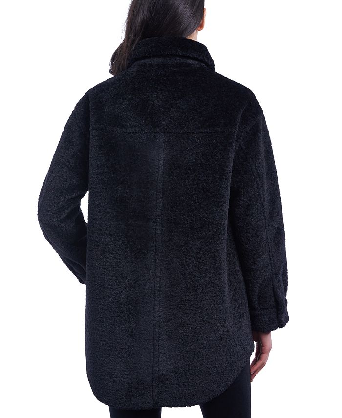 Women's Fleece Shacket, Created For Macy's Michael Kors Women's Fleece Shacket, Created For Macy's -CeCe cloth-shop
