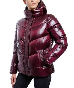 Michael Kors Women's Shine Hooded Puffer Coat 2 Michael Kors Women's Shine Hooded Puffer Coat -CeCe cloth-shop 21959542 fpx