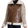 Michael Kors Women's Faux-Shearling Down Puffer Coat