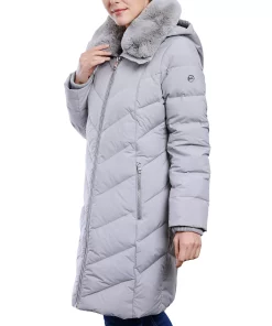 Michael Kors Women's Faux-Fur-Collar Hooded Down Puffer Coat -CeCe cloth-shop 21959627 fpx
