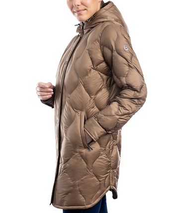 Michael Kors Women's Hooded Quilted Down Puffer Coat 3 Michael Kors Women's Hooded Quilted Down Puffer Coat - Image 3