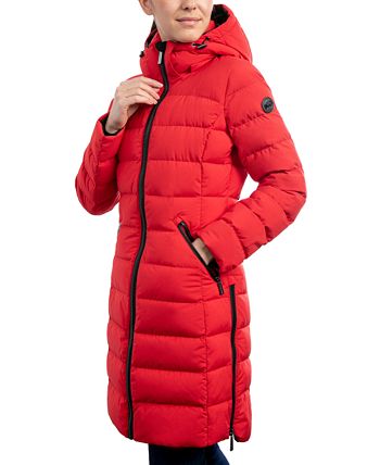 Women's Hooded Down Puffer Coat, Created For Macy's Michael Kors Women's Hooded Down Puffer Coat, Created For Macy's -CeCe cloth-shop