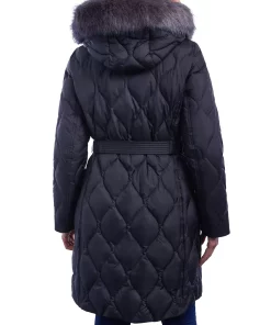 Michael Kors Women's Quilted Faux-Fur-Trim Hooded Puffer Coat 7 Michael Kors Women's Quilted Faux-Fur-Trim Hooded Puffer Coat -CeCe cloth-shop 21960013 fpx