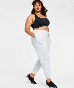 ID Ideology Off Duty Plus Size Jogger Pants, Created For Macy's -CeCe cloth-shop 21971375 fpx