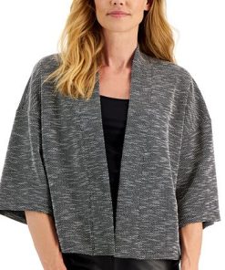 Kasper Women's Open-Front Cardigan -CeCe cloth-shop 21986998 fpx
