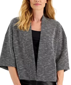 Kasper Women's Open-Front Cardigan -CeCe cloth-shop 21986998 fpx