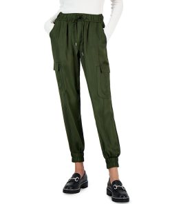 INC International Concepts Women's High-Rise Cargo Jogger Pants, Created For Macy's