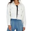 INC International Concepts Women's Cropped Denim Jacket, Created For Macy's