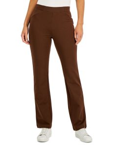 Style & Co Women's Ponté-Knit Boot-Cut Pants, Created For Macy's