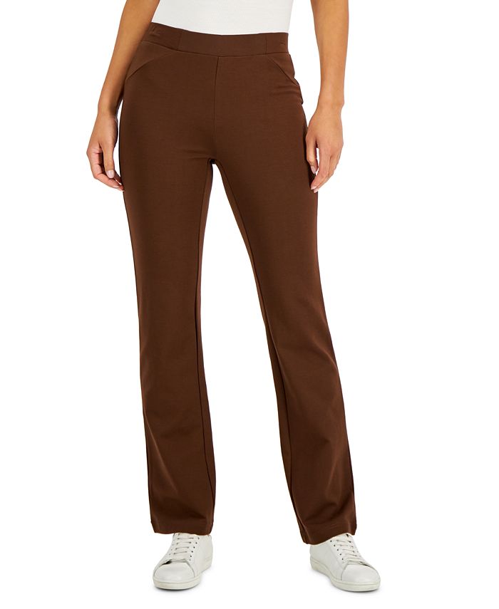 Women's Ponté-Knit Boot-Cut Pants, Created For Macy's Style & Co Women's Ponté-Knit Boot-Cut Pants, Created For Macy's -CeCe cloth-shop