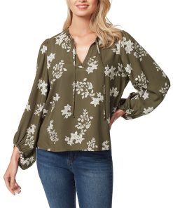 Jessica Simpson Women's Ruby Floral Balloon-Sleeve Top