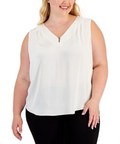 Kasper Plus Size Embellished Camisole