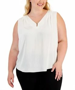 Kasper Plus Size Embellished Camisole