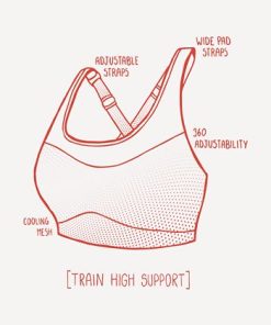 ADIDAS Plus Size TLRD Impact Training High-Support Bra -CeCe cloth-shop 22061433 fpx