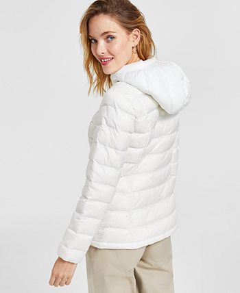Women's Packable Hooded Down Puffer Coat, Created For Macy's Charter Club Women's Packable Hooded Down Puffer Coat, Created For Macy's -CeCe cloth-shop