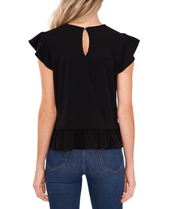 Women's Smocked-Yoke Knit Top CeCe Women's Smocked-Yoke Knit Top -CeCe cloth-shop