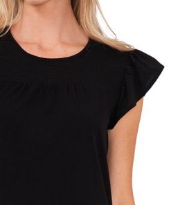 CeCe Women's Smocked-Yoke Knit Top 2 CeCe Women's Smocked-Yoke Knit Top -CeCe cloth-shop 22159753 fpx