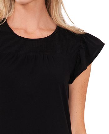 Women's Smocked-Yoke Knit Top CeCe Women's Smocked-Yoke Knit Top -CeCe cloth-shop