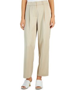 Alfani Women's Stripe Satin Wide-Leg Trousers, Created For Macy's