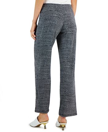 Women's Printed Wide-Leg Pants, Created For Macy's Alfani Women's Printed Wide-Leg Pants, Created For Macy's -CeCe cloth-shop