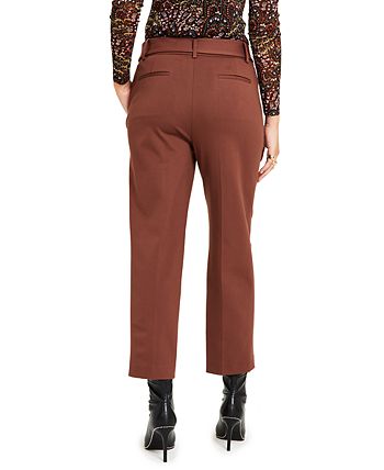 Women's Tie-Waist Straight-Leg Ankle Pants, Created For Macy's Bar III Women's Tie-Waist Straight-Leg Ankle Pants, Created For Macy's -CeCe cloth-shop