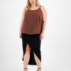 Bar III Plus Size Scoop-Neck Camisole, Created For Macy's