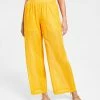 Bar III Women's Wide-Leg Metallic-Stripe Pull-On Pants, Created For Macy's