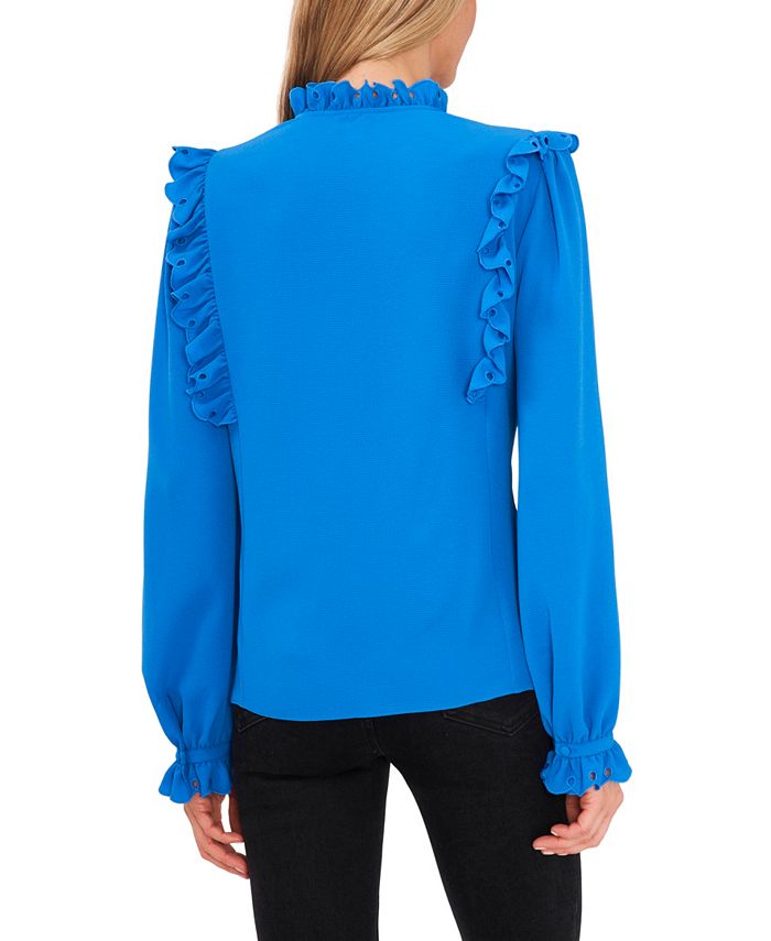 CeCe Ruffled Tie-Neck Blouse 2 CeCe Ruffled Tie-Neck Blouse - Image 2