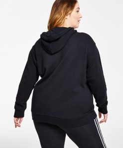 ADIDAS Women's Adicolor Trefoil Sweatshirt Hoodie, XS-4X -CeCe cloth-shop 22196893 fpx