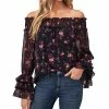 CeCe Women's Off-The-Shoulder Floral Destiny Top