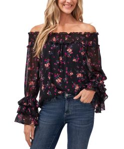 CeCe Women's Off-The-Shoulder Floral Destiny Top