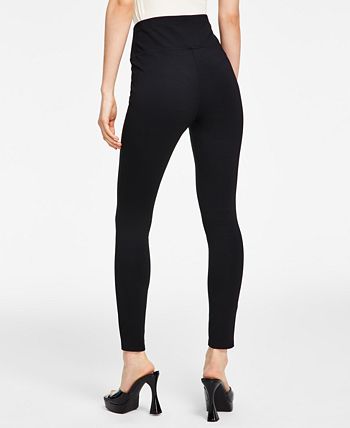 High-Waist Ponte-Knit Leggings, Created For Macy's Bar III High-Waist Ponte-Knit Leggings, Created For Macy's -CeCe cloth-shop