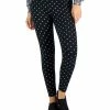 Style & Co Women's Star Fleece Mid-Rise Leggings, Created For Macy's