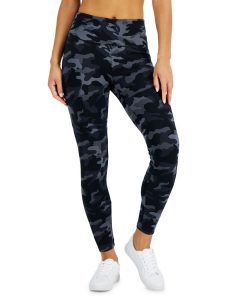Style & Co Women's Camo-Print High Rise Leggings, Created For Macy's