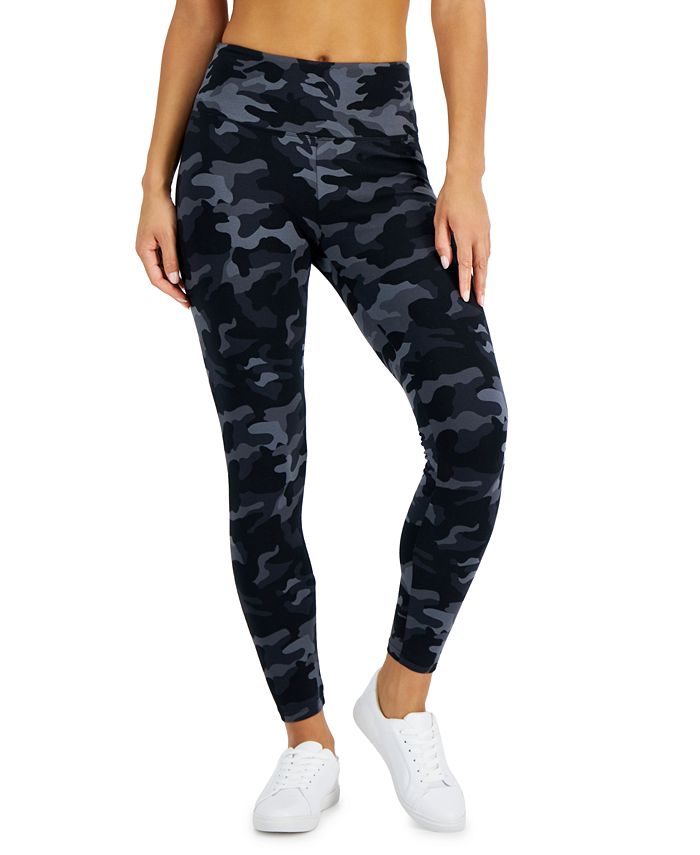 Women's Camo-Print High Rise Leggings, Created For Macy's Style & Co Women's Camo-Print High Rise Leggings, Created For Macy's -CeCe cloth-shop