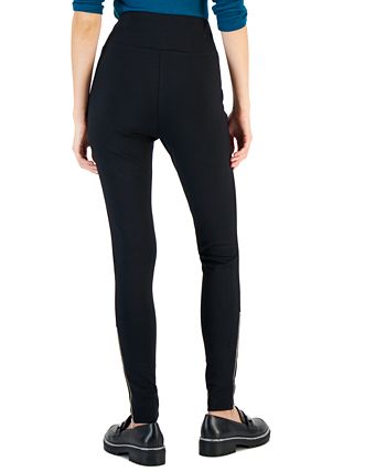 Women's Zipper-Hem Ponté-Knit Skinny Pants, Created For Macy's INC International Concepts Women's Zipper-Hem Ponté-Knit Skinny Pants, Created For Macy's -CeCe cloth-shop