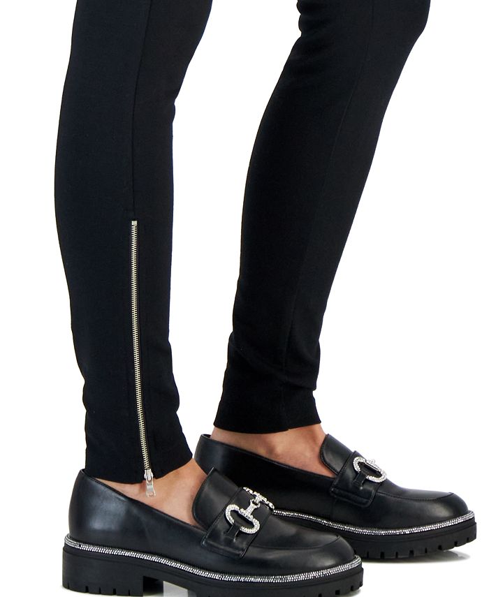 Women's Zipper-Hem Ponté-Knit Skinny Pants, Created For Macy's INC International Concepts Women's Zipper-Hem Ponté-Knit Skinny Pants, Created For Macy's -CeCe cloth-shop
