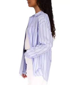 Sanctuary Women's Cotton Split-Back Shirt 3 Sanctuary Women's Cotton Split-Back Shirt -CeCe cloth-shop 22297584 fpx