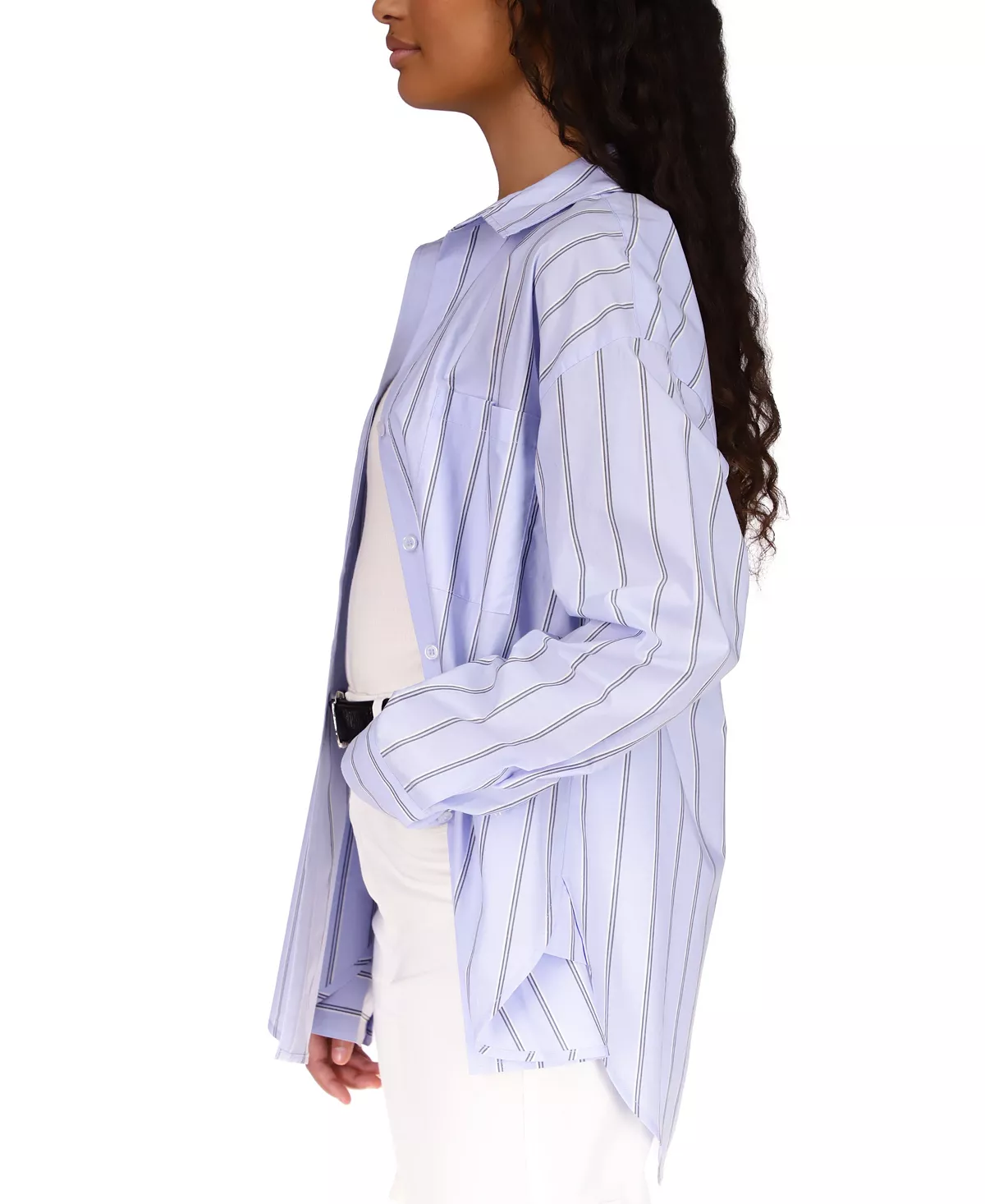 Women's Cotton Split-Back Shirt Sanctuary Women's Cotton Split-Back Shirt -CeCe cloth-shop