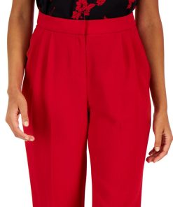 Bar III Women's Textured Crepe Wide-Leg Pants, Created For Macy's -CeCe cloth-shop 22299107 fpx