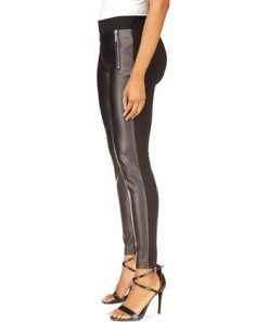 Michael Kors Women's Mixed-Media Skinny Pants, Regular & Petite 2 Michael Kors Women's Mixed-Media Skinny Pants, Regular & Petite -CeCe cloth-shop 22299744 fpx