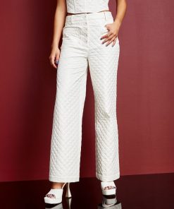 Royalty By Maluma Women's Quilted Button-Fly Pants, Created For Macy's