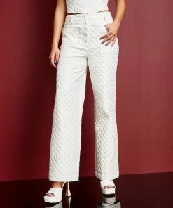 Royalty By Maluma Women's Quilted Button-Fly Pants, Created For Macy's