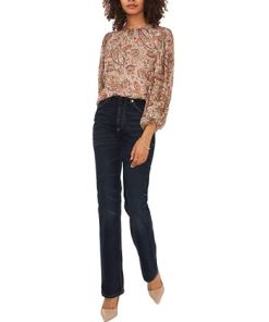 Vince Camuto Women's Crewneck Blouson-Sleeve Blouse 2 Vince Camuto Women's Crewneck Blouson-Sleeve Blouse -CeCe cloth-shop 22323617 fpx