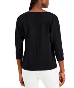 Anne Klein Boat-Neck Dolman-Sleeve Top -CeCe cloth-shop 22330056 fpx