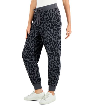 Women's Fleece Joggers, Created For Macy's Style & Co Women's Fleece Joggers, Created For Macy's -CeCe cloth-shop