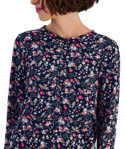 Style & Co Women's Buttoned Long Sleeve Top, Created For Macy's 2 Style & Co Women's Buttoned Long Sleeve Top, Created For Macy's -CeCe cloth-shop 22331901 fpx